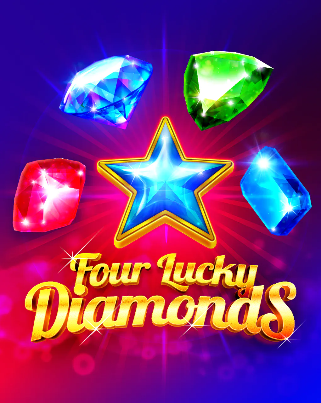 Four Lucky Diamonds - SPACEMANSLOT88